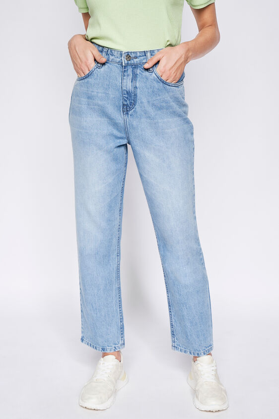Solid Straight Bottom, Light Blue, image 1